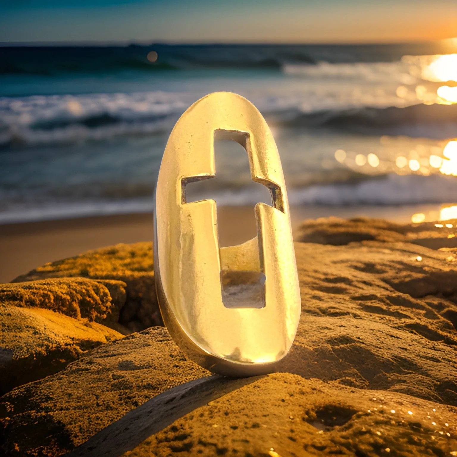 Cross Shield Ring