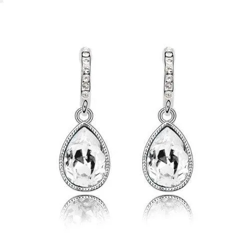 Crystal Teardrop Earrings