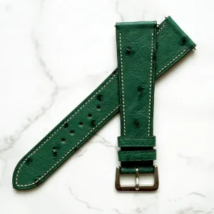 CYPRUS GREEN OSTRICH STANDARD STRAP