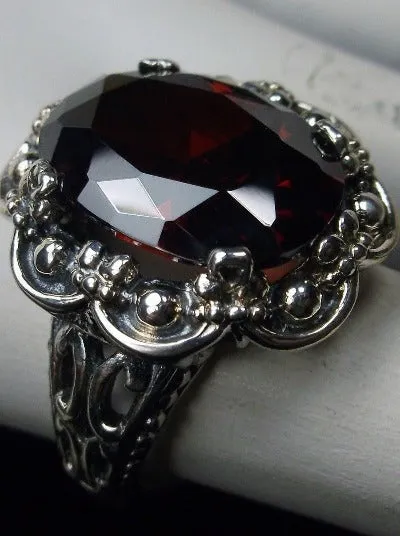D118, Bouquet Ring, Oval Gemstone, Vintage Style Jewelry, Design#D118