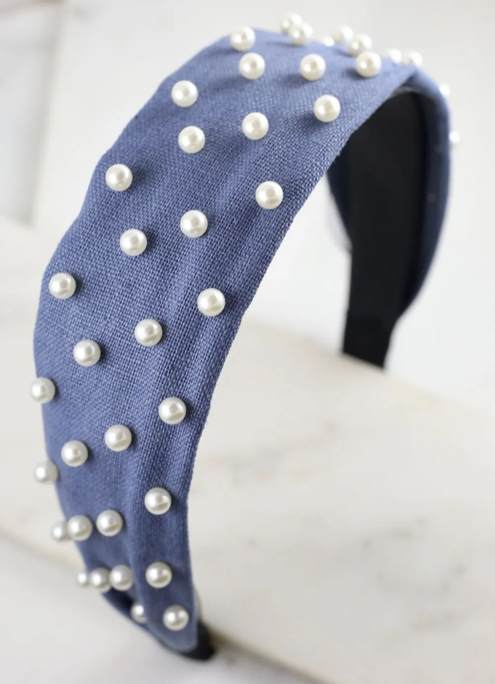 Daniella Headband with Pearl Accents -- 3 Colors!