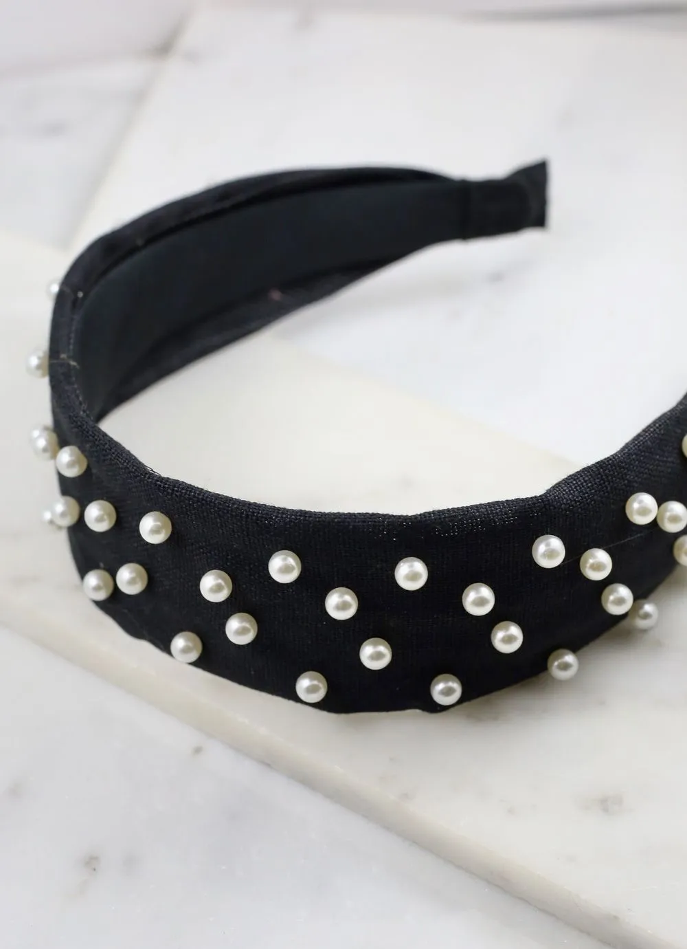 Daniella Headband with Pearl Accents -- 3 Colors!