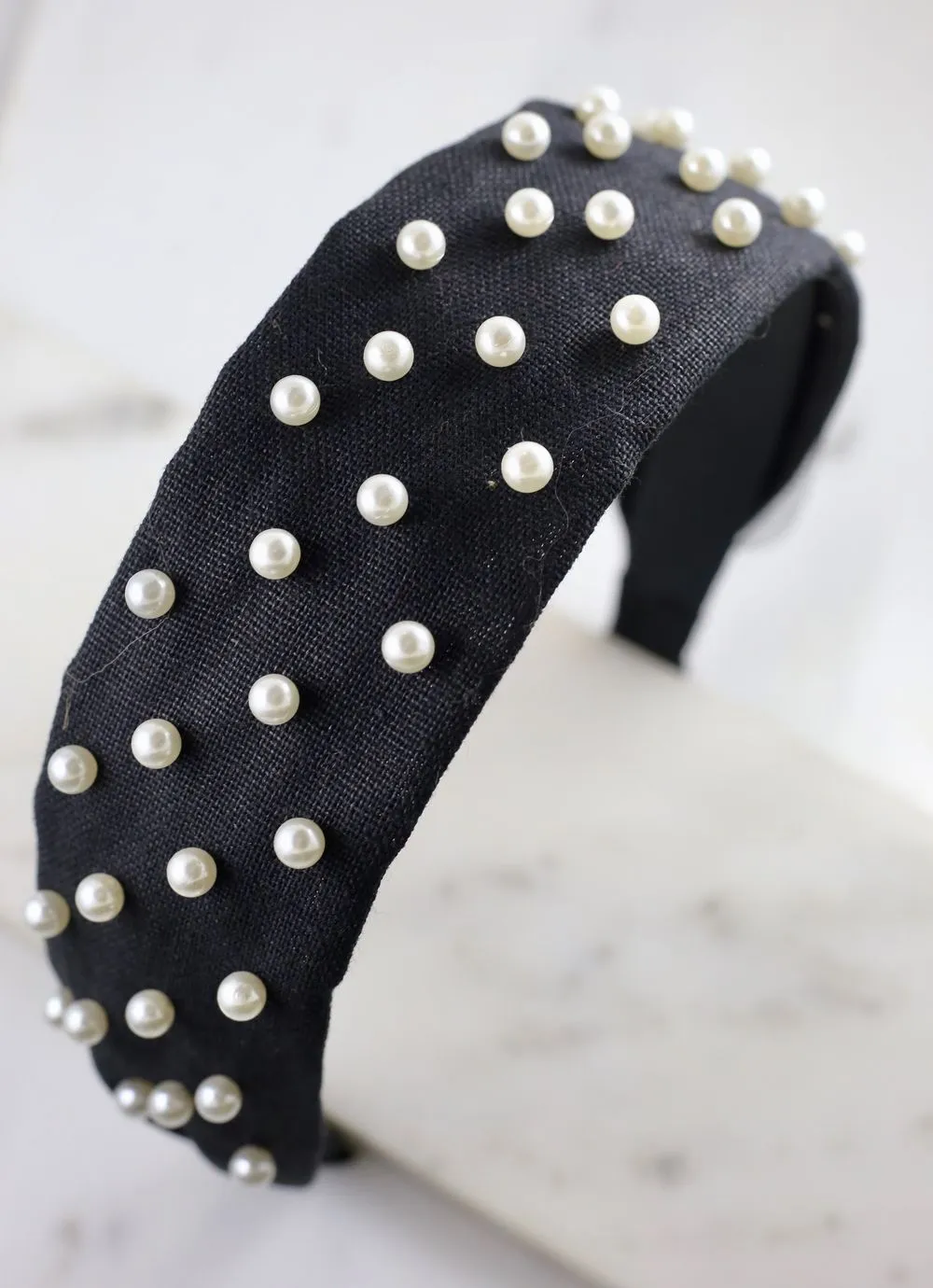 Daniella Headband with Pearl Accents -- 3 Colors!