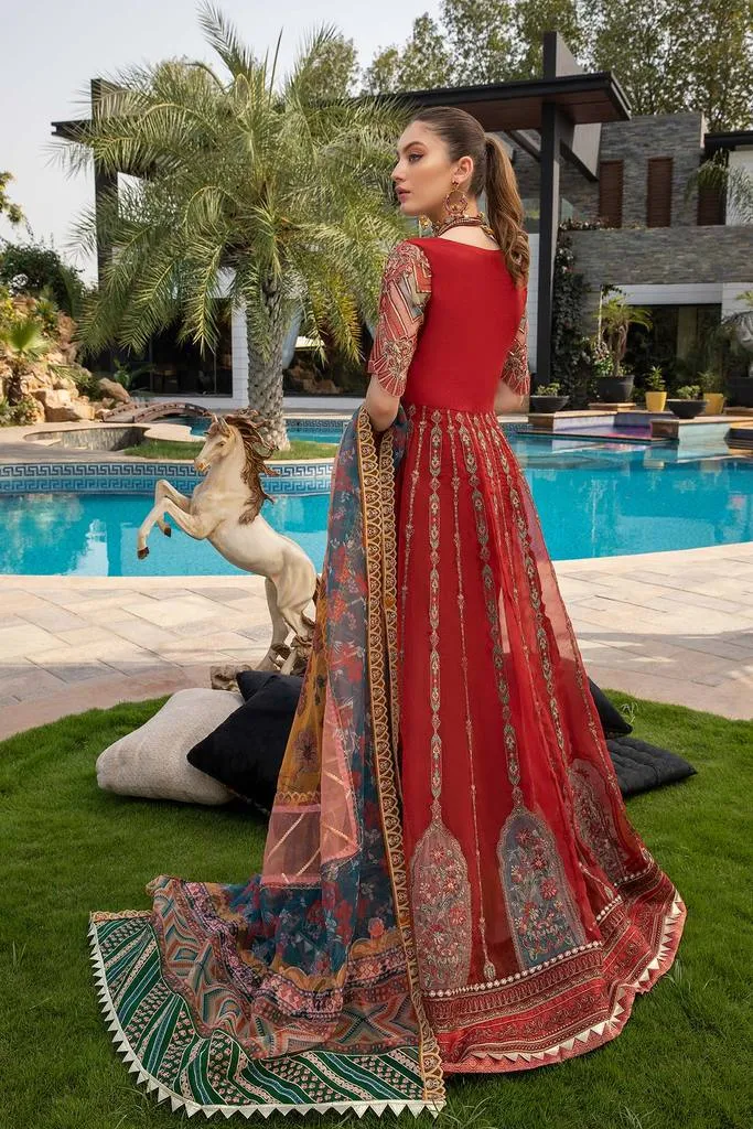 DD-06 | Charizma Diamond Dust Luxury Collection Vol 2 | Unstitched Embroidered Organza Suit