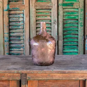 Decorative Burnished Bourbon Bottle Small