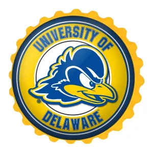 Delaware Blue Hens: Bottle Cap Wall Sign