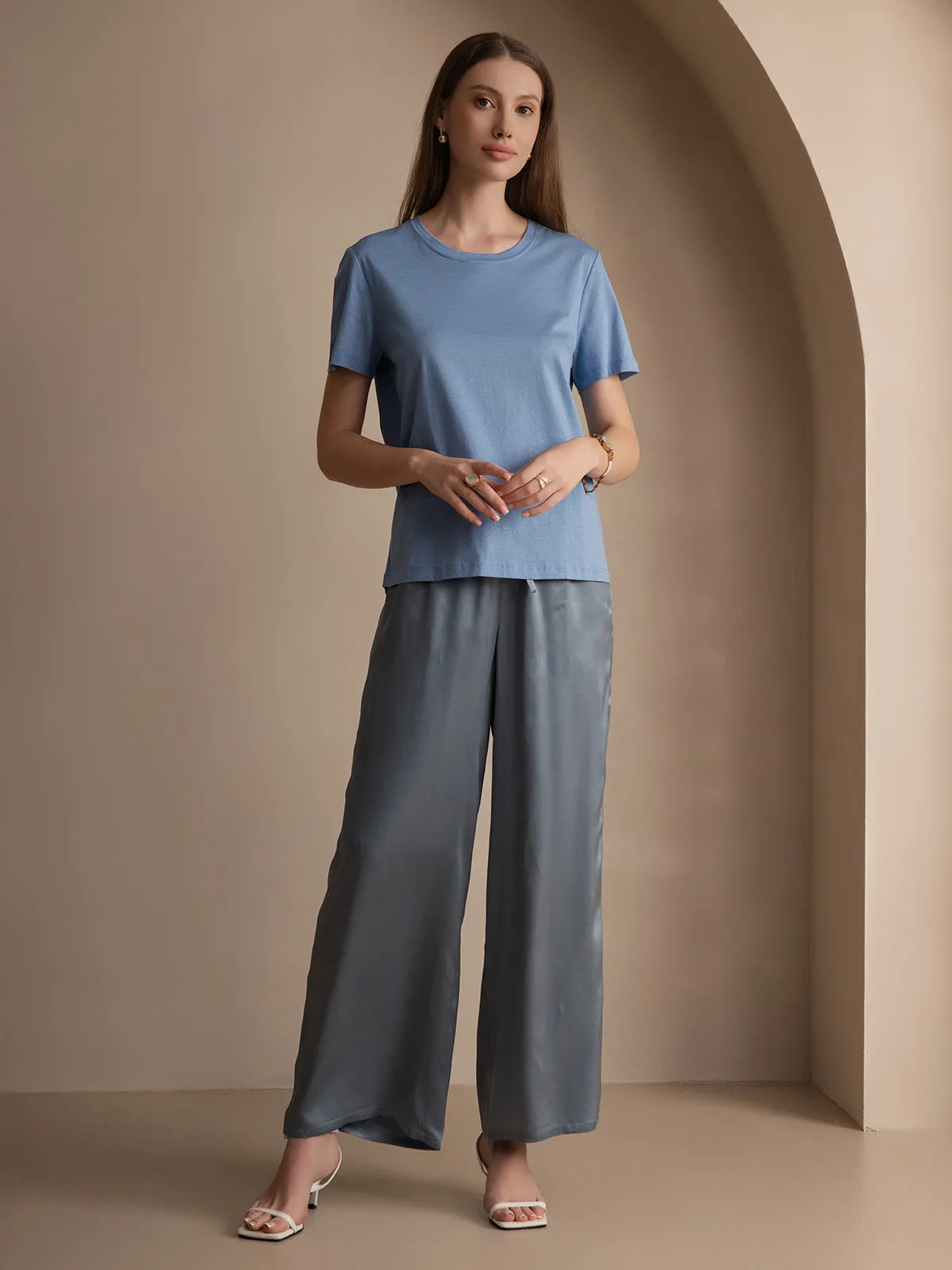 Demelza - Casual Knitted Ease  Woman's T Shirt