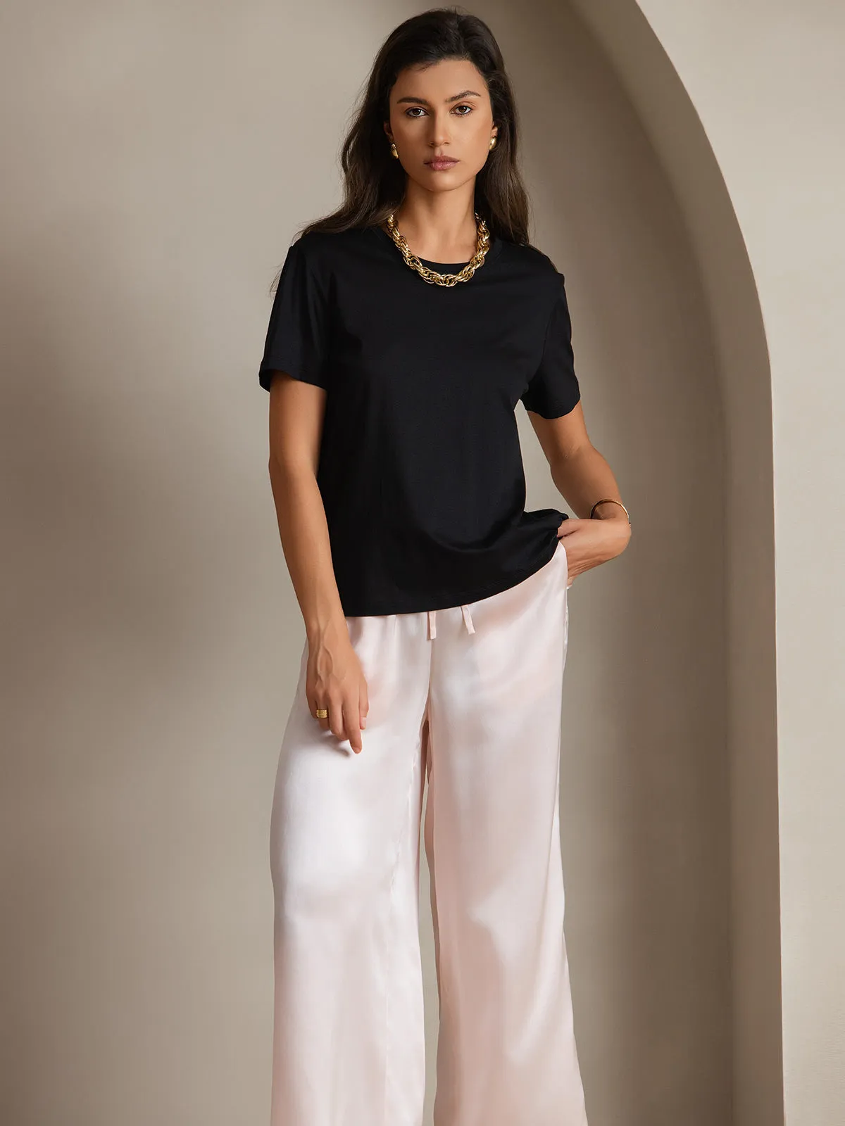 Demelza - Casual Knitted Ease  Woman's T Shirt
