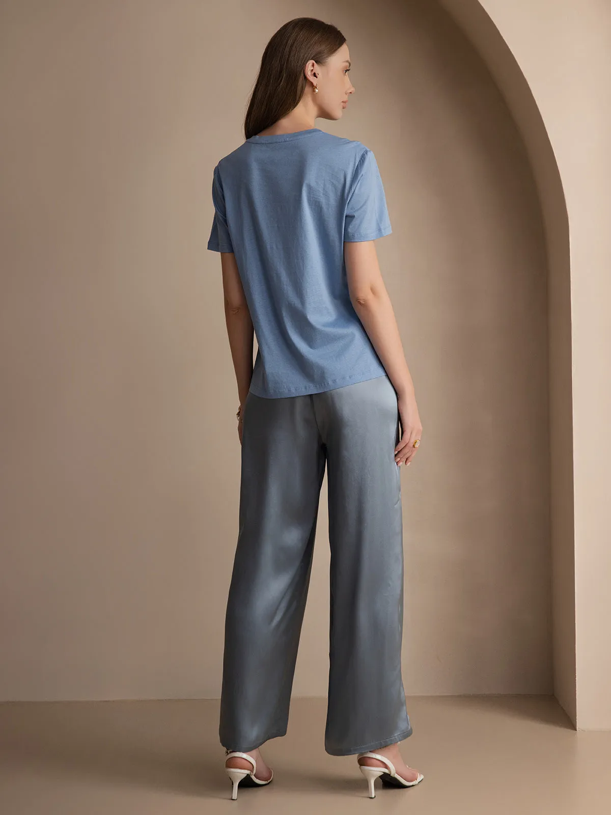 Demelza - Casual Knitted Ease  Woman's T Shirt