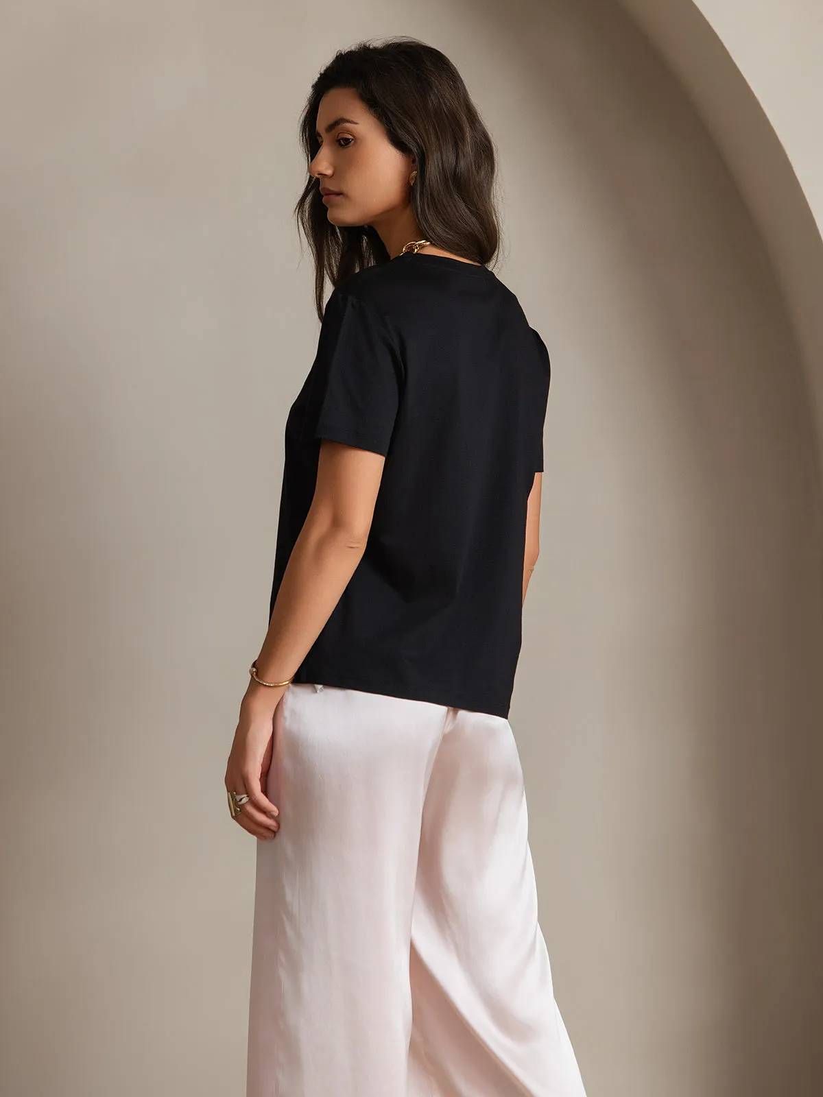 Demelza - Casual Knitted Ease  Woman's T Shirt