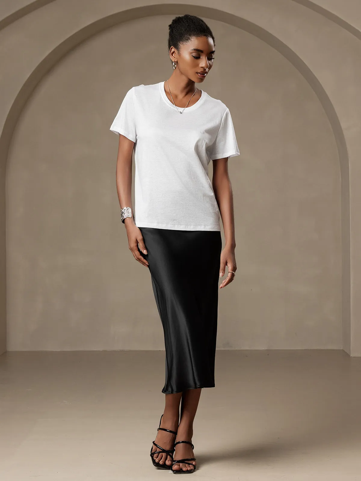 Demelza - Casual Knitted Ease  Woman's T Shirt