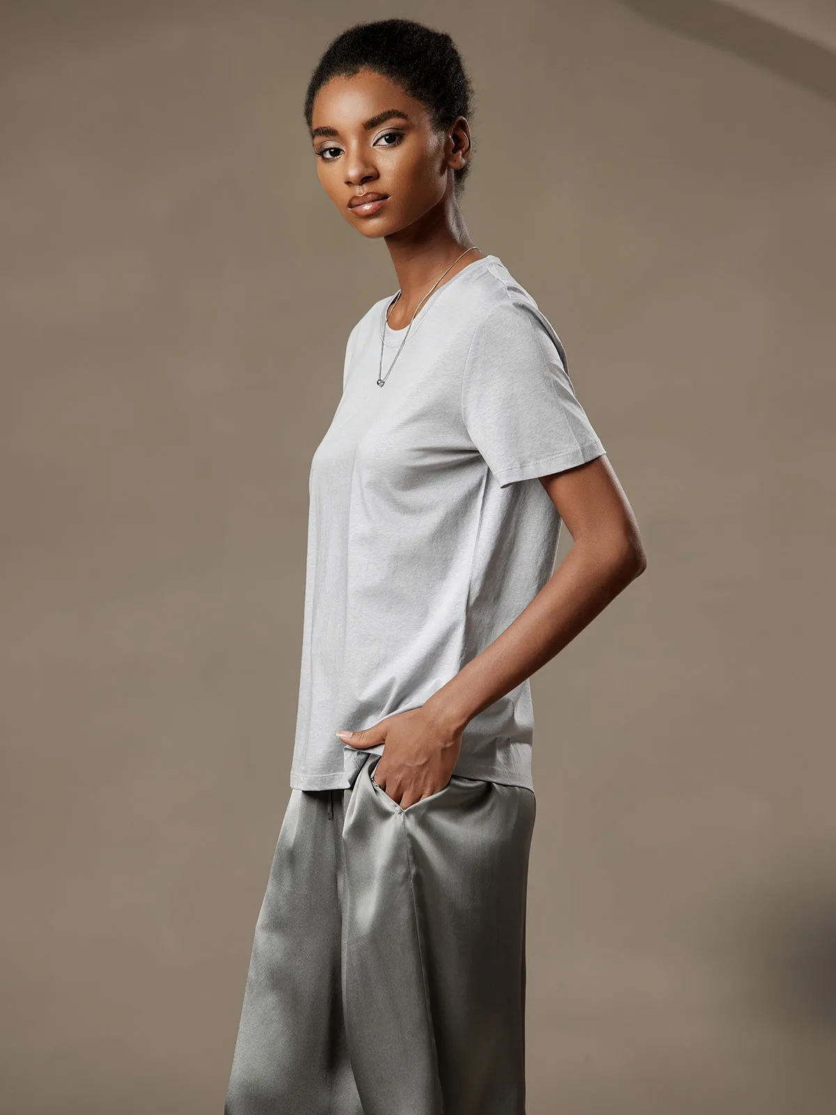 Demelza - Casual Knitted Ease  Woman's T Shirt