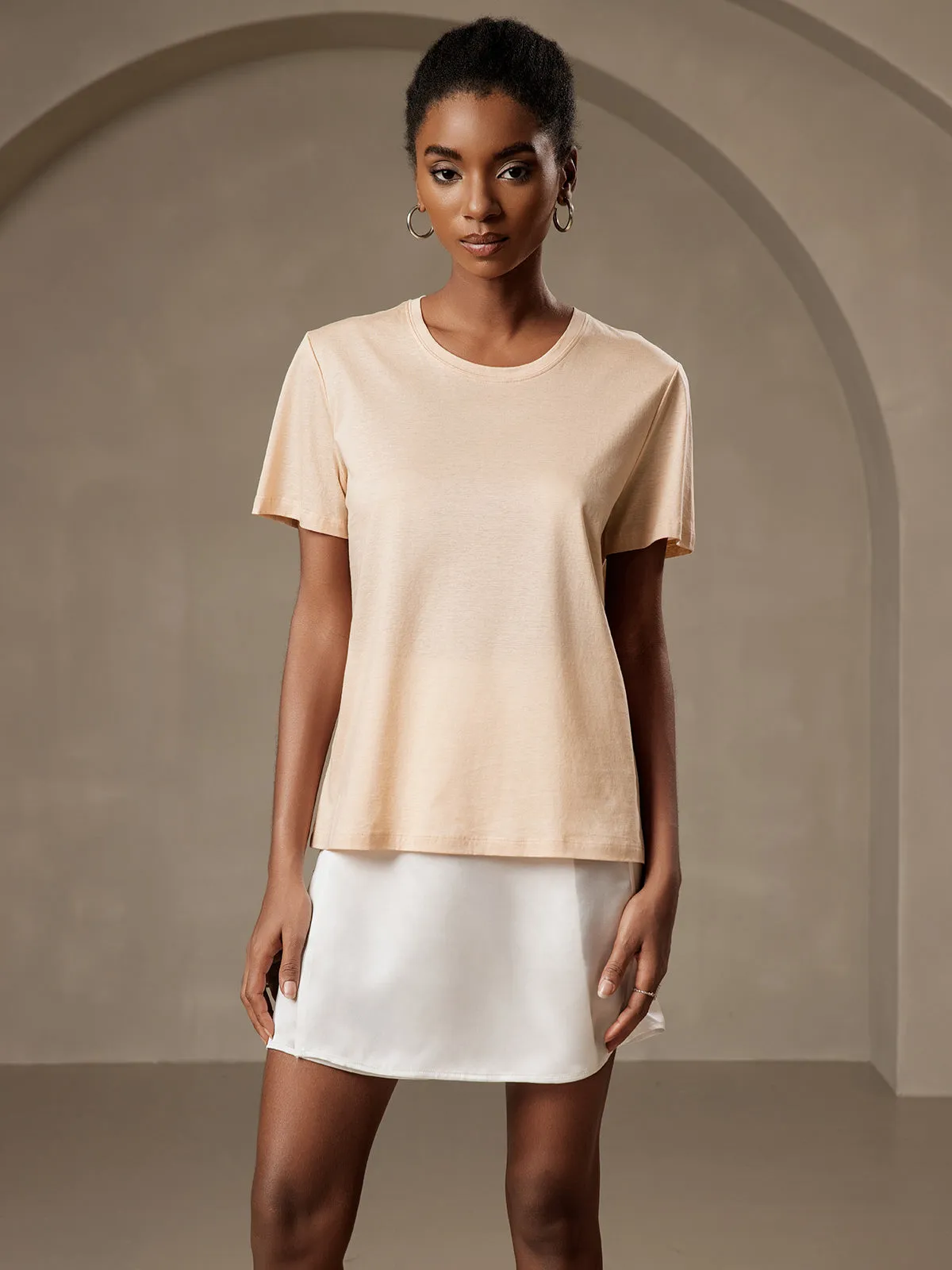 Demelza - Casual Knitted Ease  Woman's T Shirt