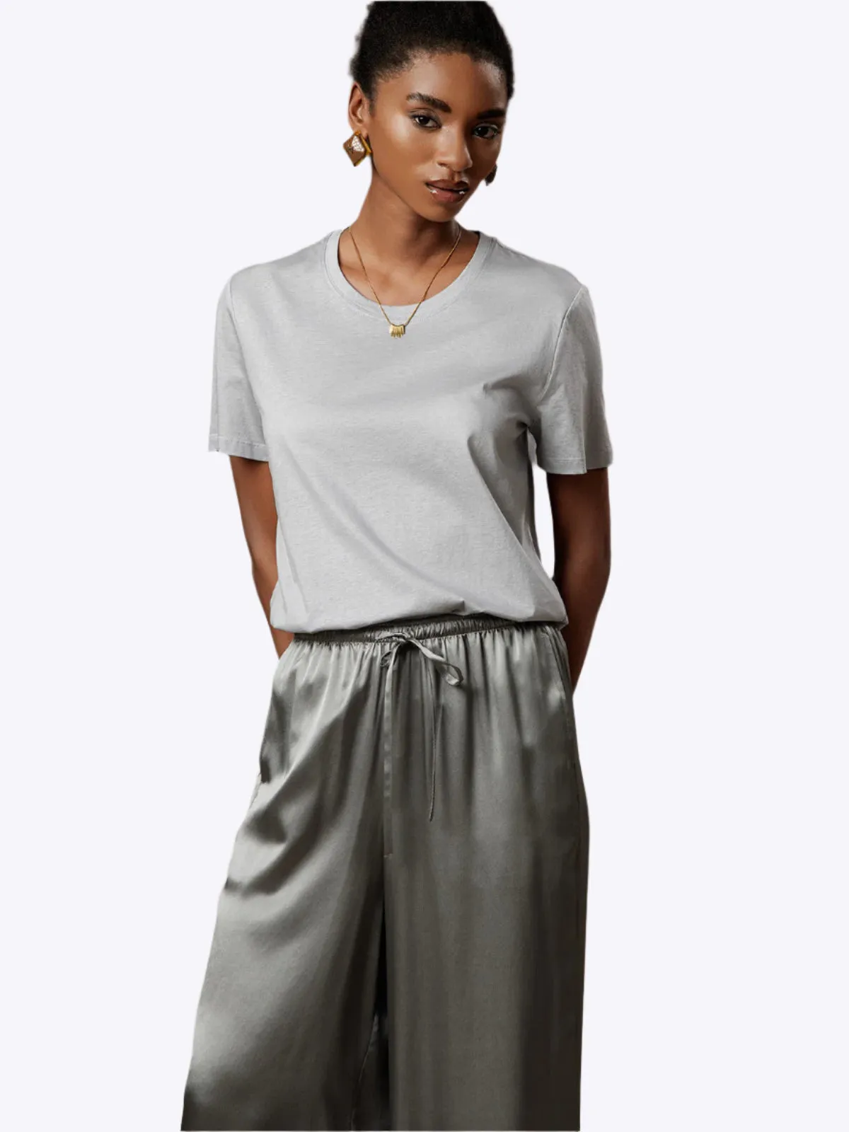 Demelza - Casual Knitted Ease  Woman's T Shirt