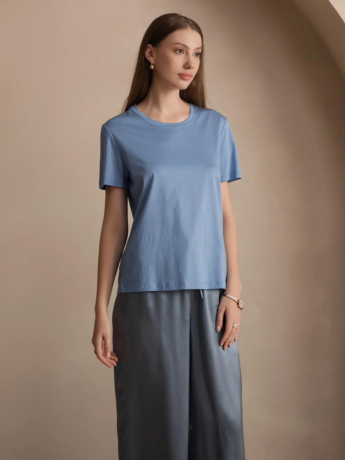 Demelza - Casual Knitted Ease  Woman's T Shirt