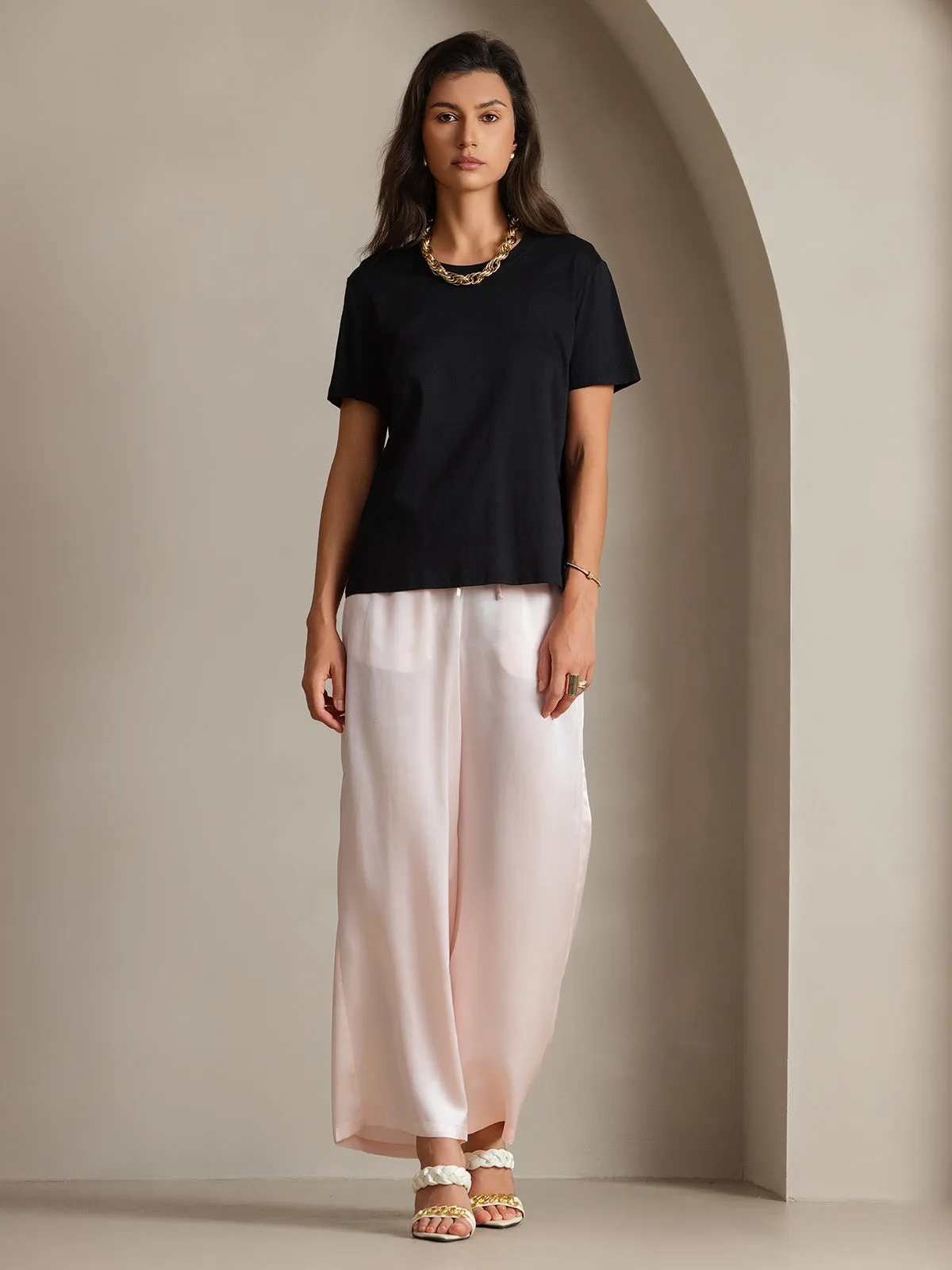 Demelza - Casual Knitted Ease  Woman's T Shirt