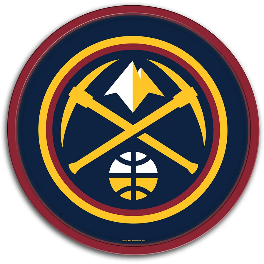Denver Nuggets: Modern Disc Wall Sign