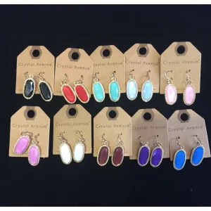 DESIGNER INSPIRED GOLD HOOK EARRINGS