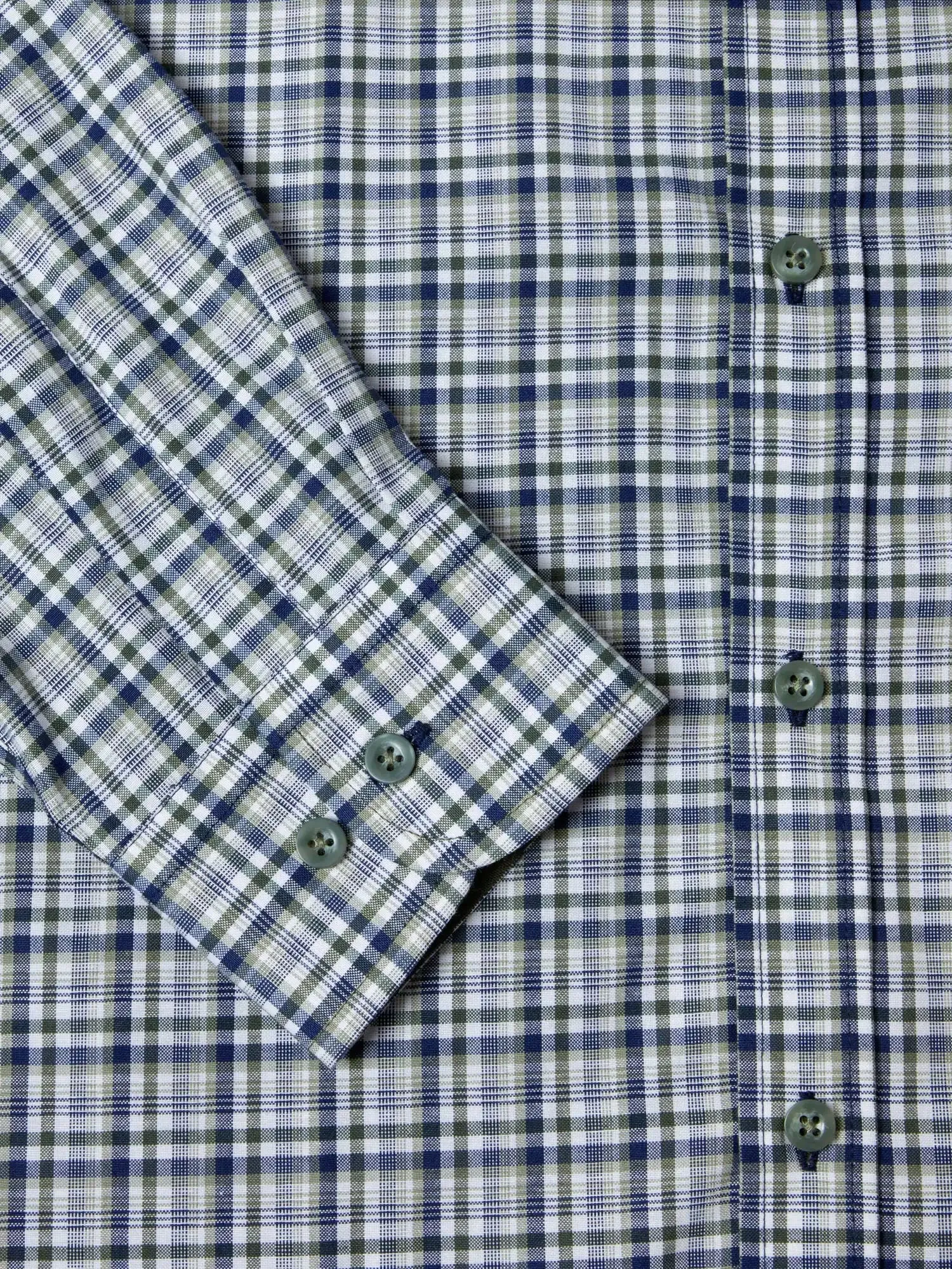 DG's Drifter LS Check Shirt 14658/36 Green/Blue