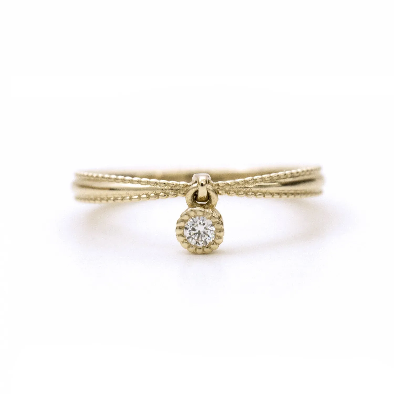 Diamond Dangle Bezel Band
