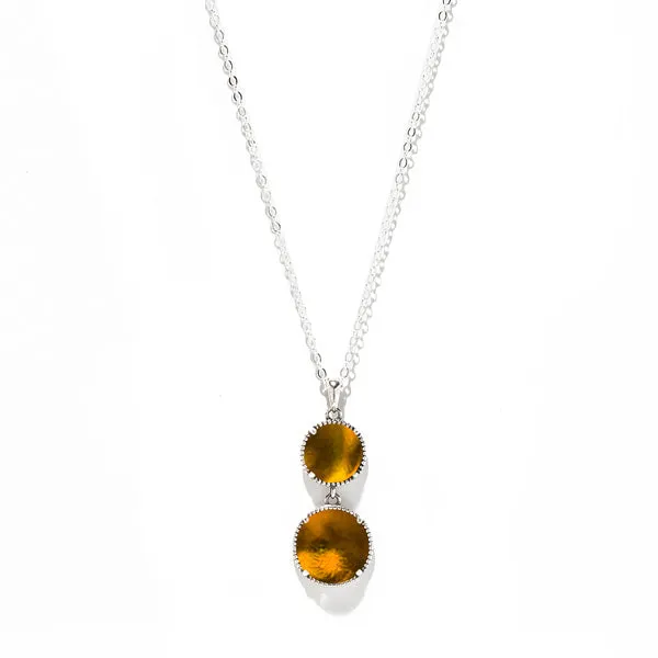 Double Take Sterling Silver Necklace