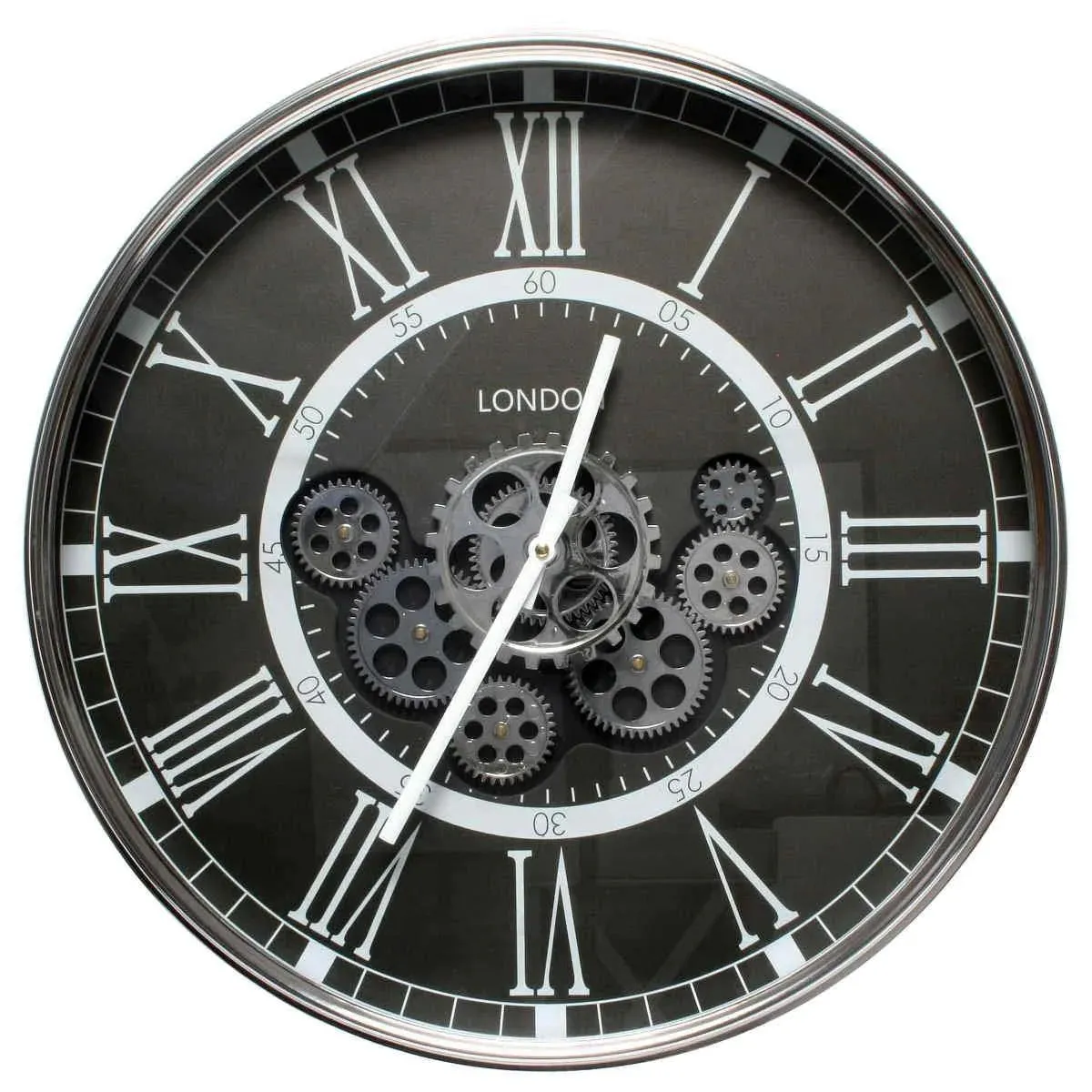 Edit House & Home-Home Artisan Benko Metal Wall Clock