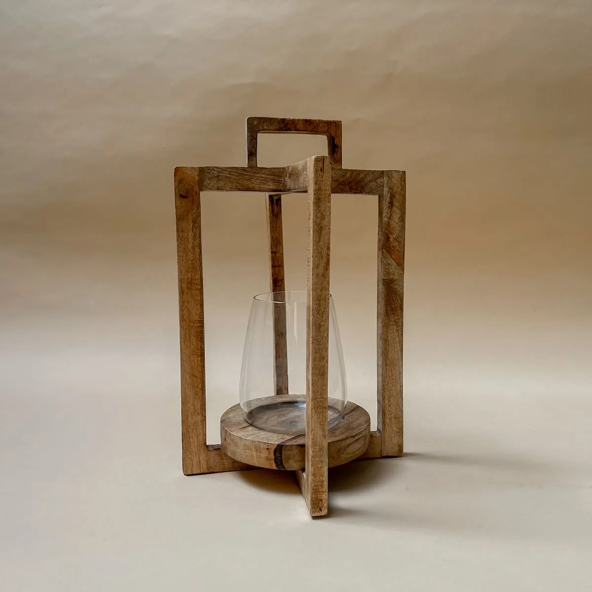 Edit House & Home-Home Artisan Edel Wooden Lantern