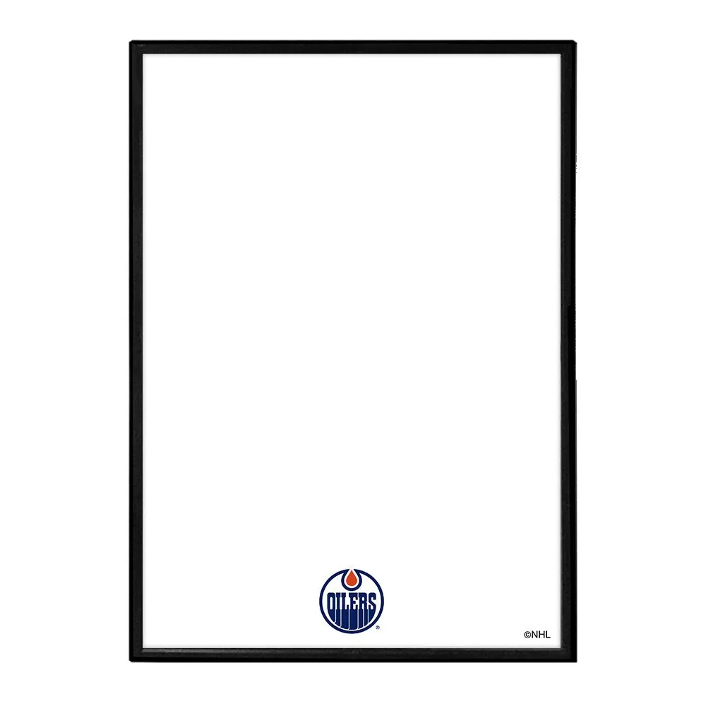 Edmonton Oilers: Framed Dry Erase Board