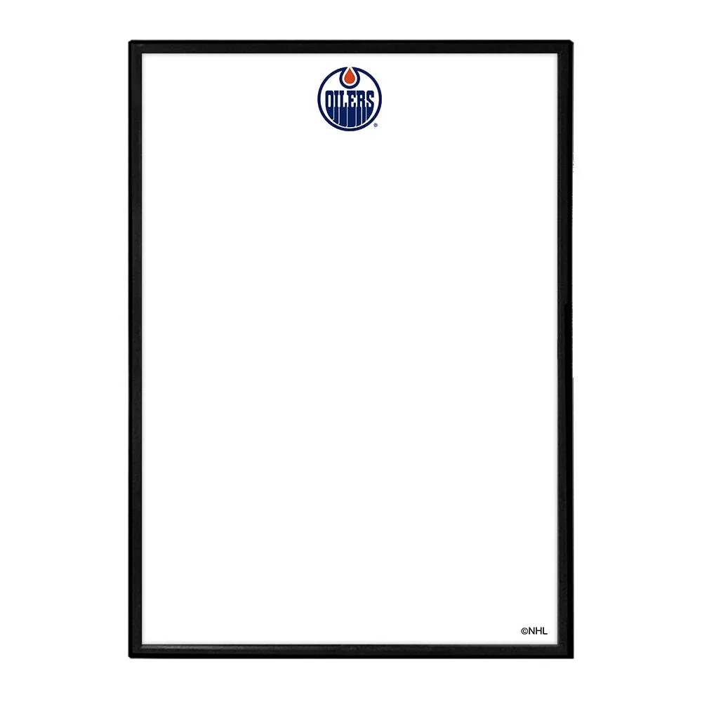 Edmonton Oilers: Framed Dry Erase Board