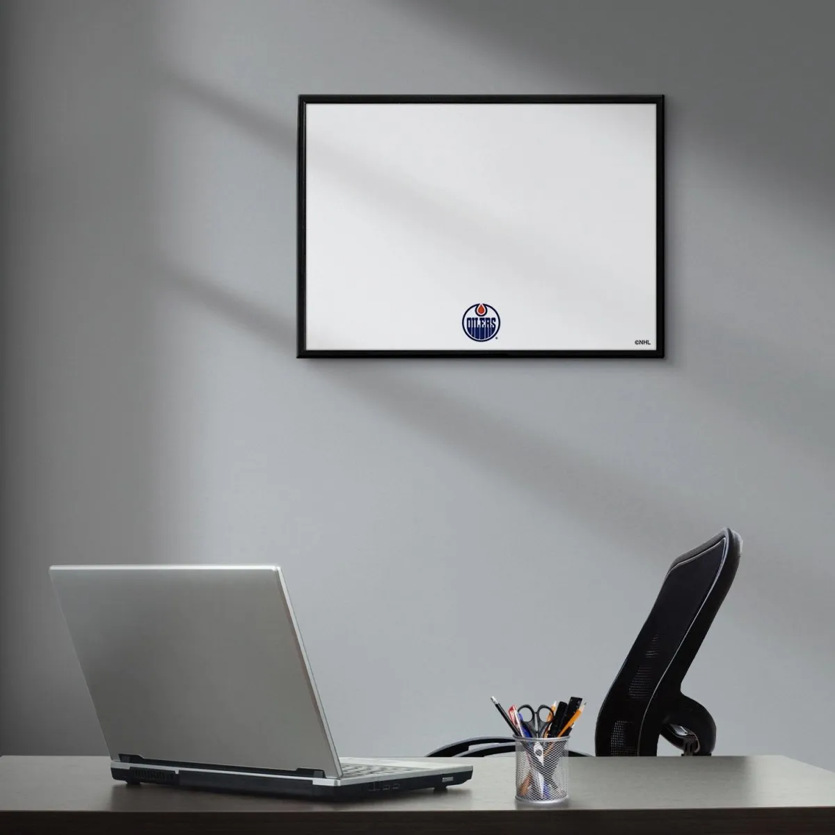 Edmonton Oilers: Framed Dry Erase Board