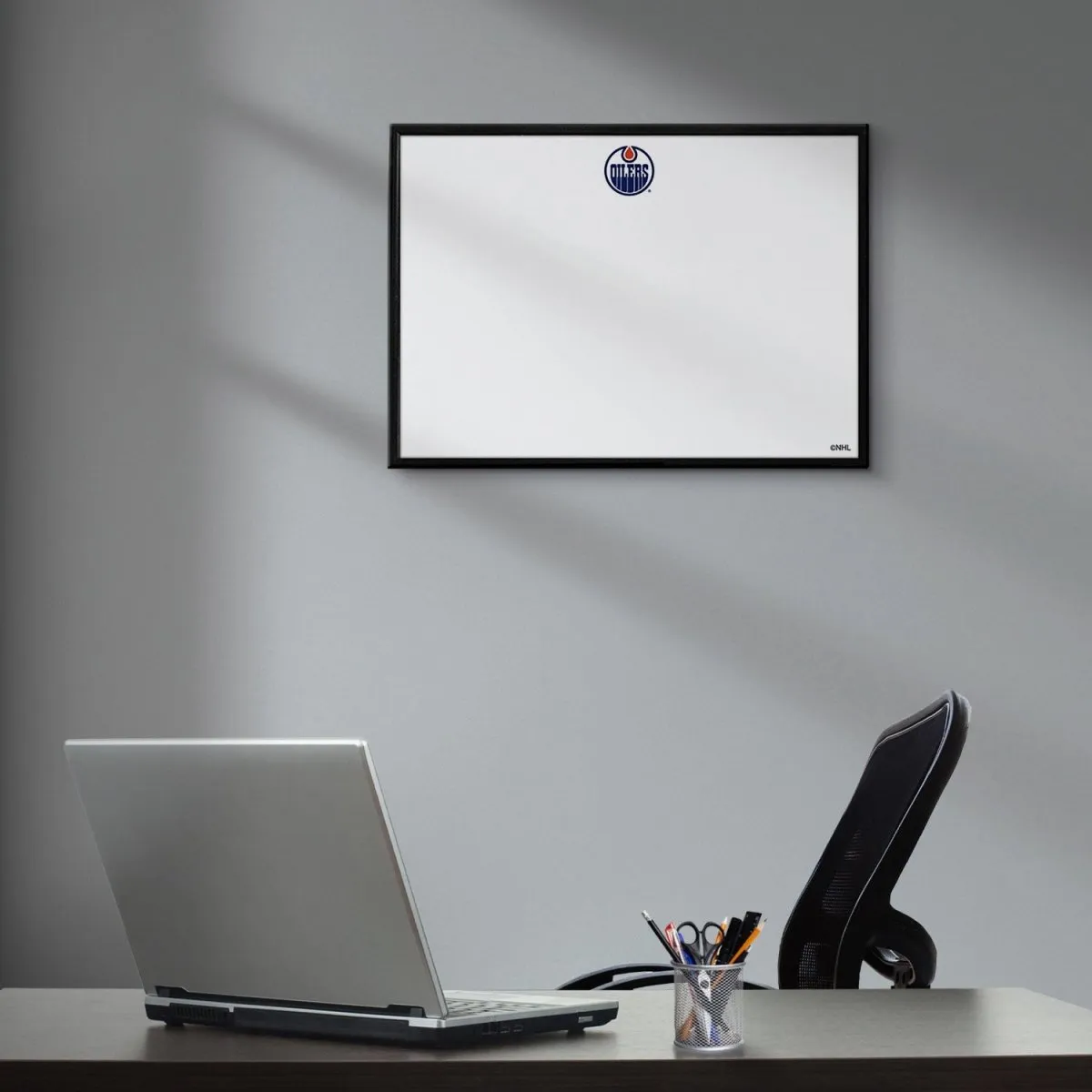 Edmonton Oilers: Framed Dry Erase Board