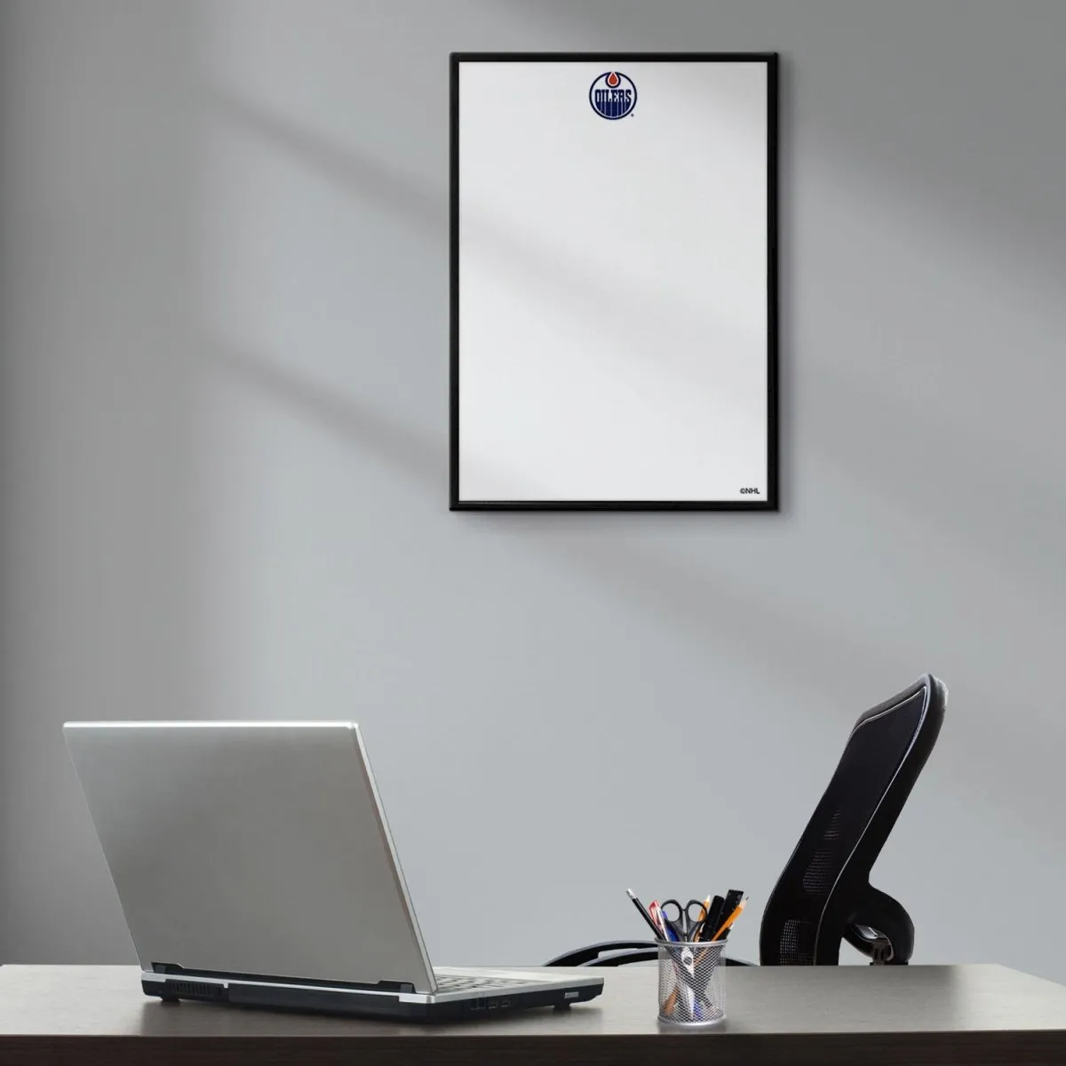 Edmonton Oilers: Framed Dry Erase Board