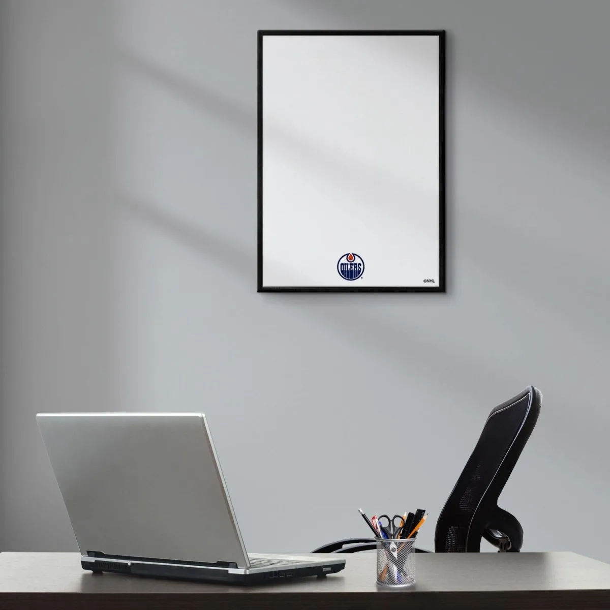 Edmonton Oilers: Framed Dry Erase Board