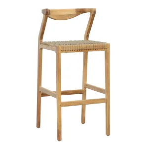 Elegant Bistro Stool in Blushing Tones