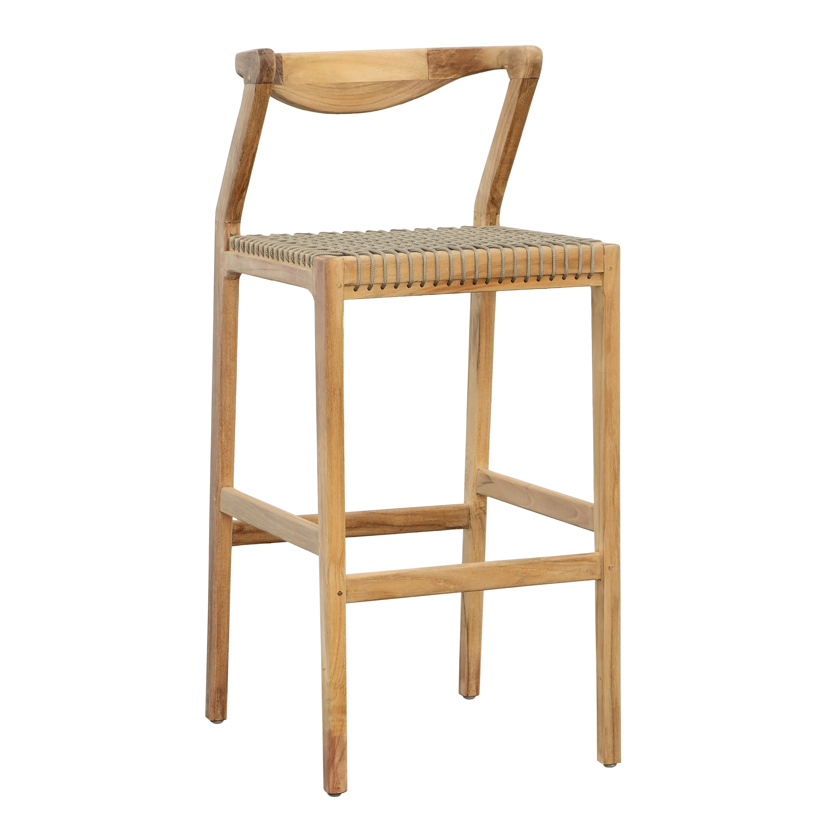Elegant Bistro Stool in Blushing Tones
