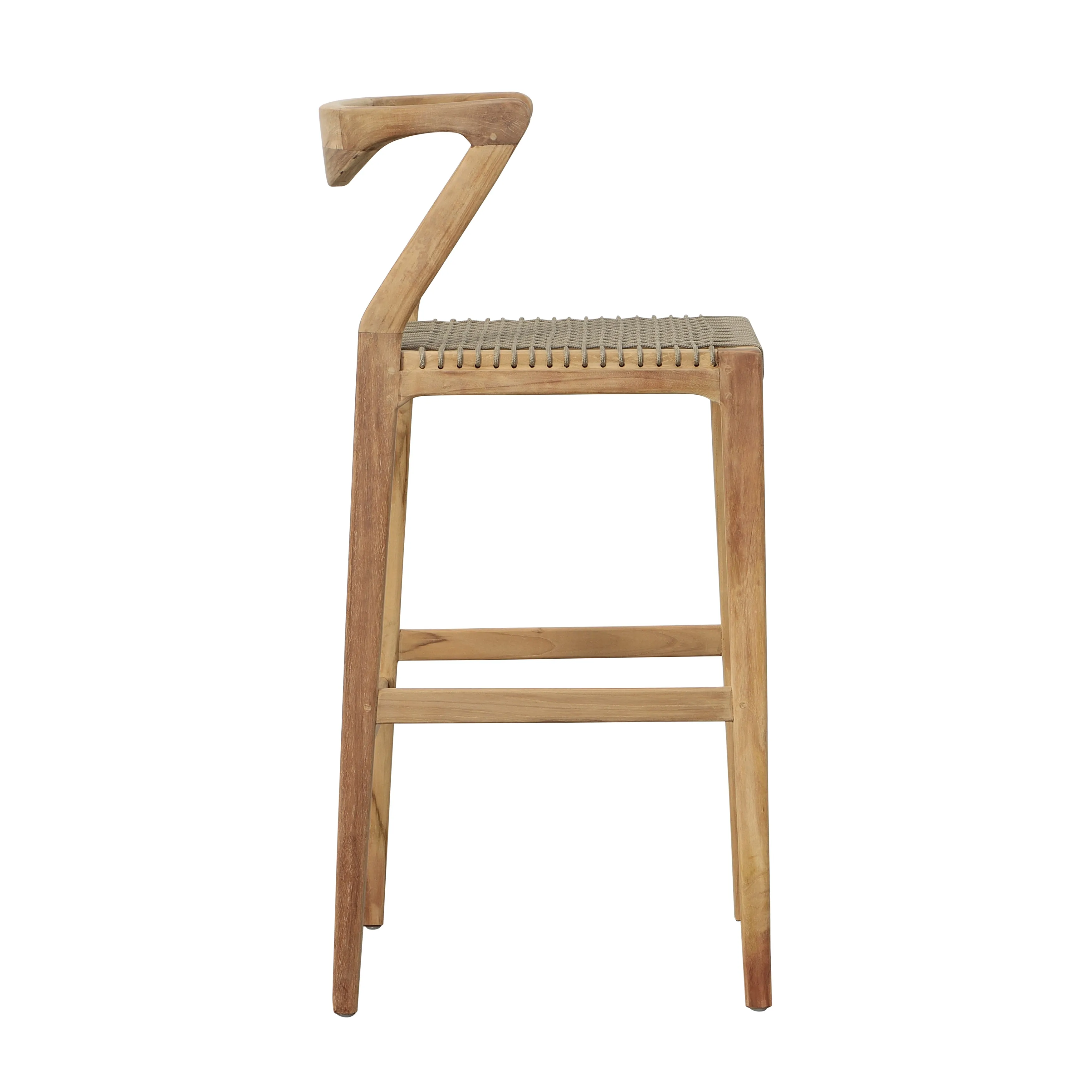 Elegant Bistro Stool in Blushing Tones