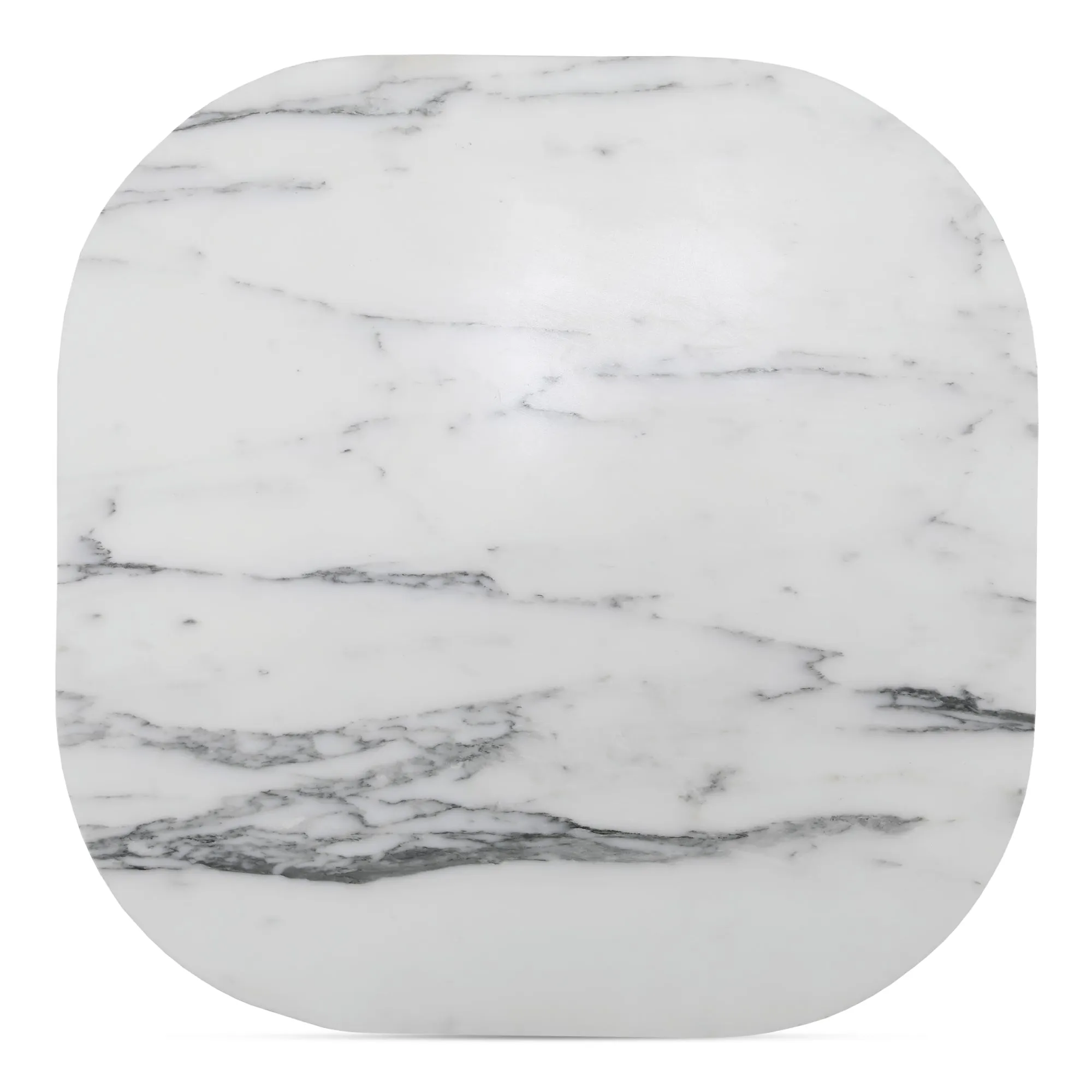 Elegant Calacatta Marble Nesting Table Set
