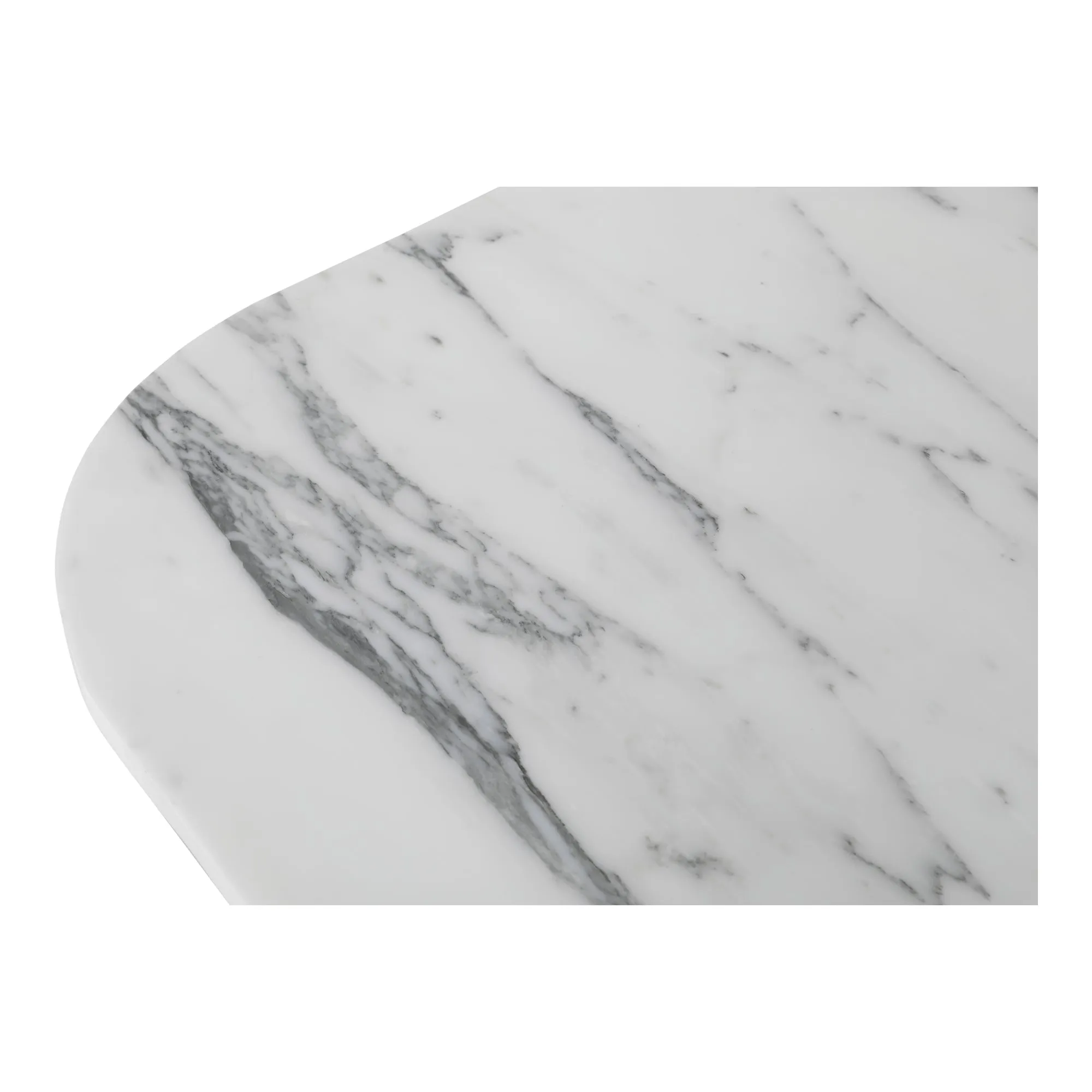 Elegant Calacatta Marble Nesting Table Set
