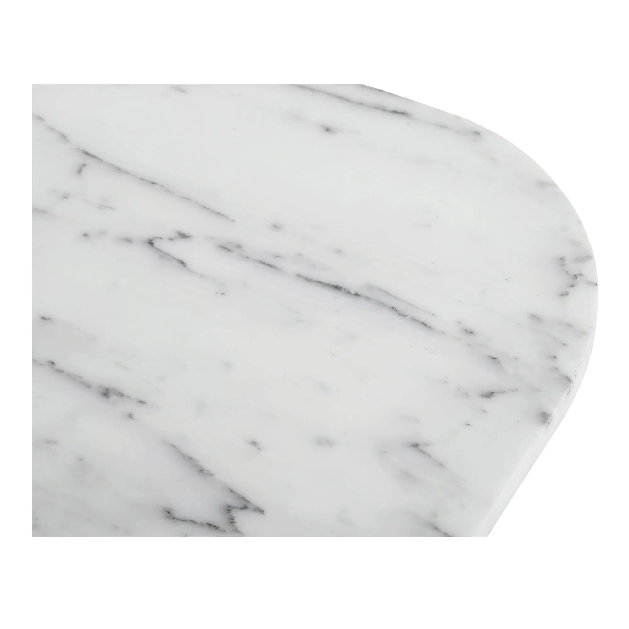Elegant Calacatta Marble Nesting Table Set