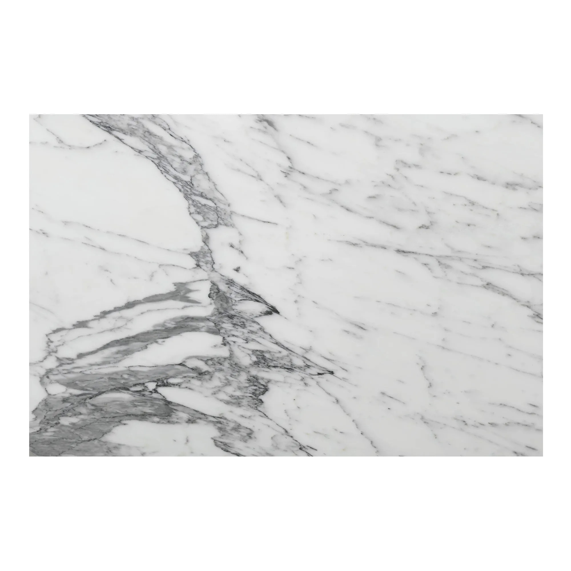 Elegant Calacatta Marble Nesting Table Set