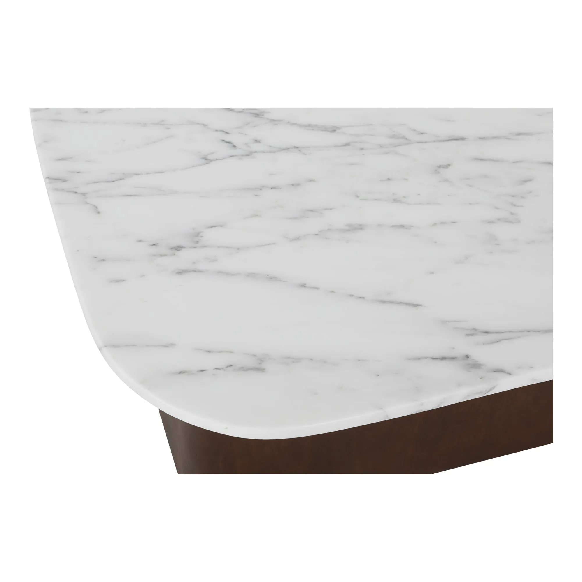 Elegant Calacatta Marble Nesting Table Set