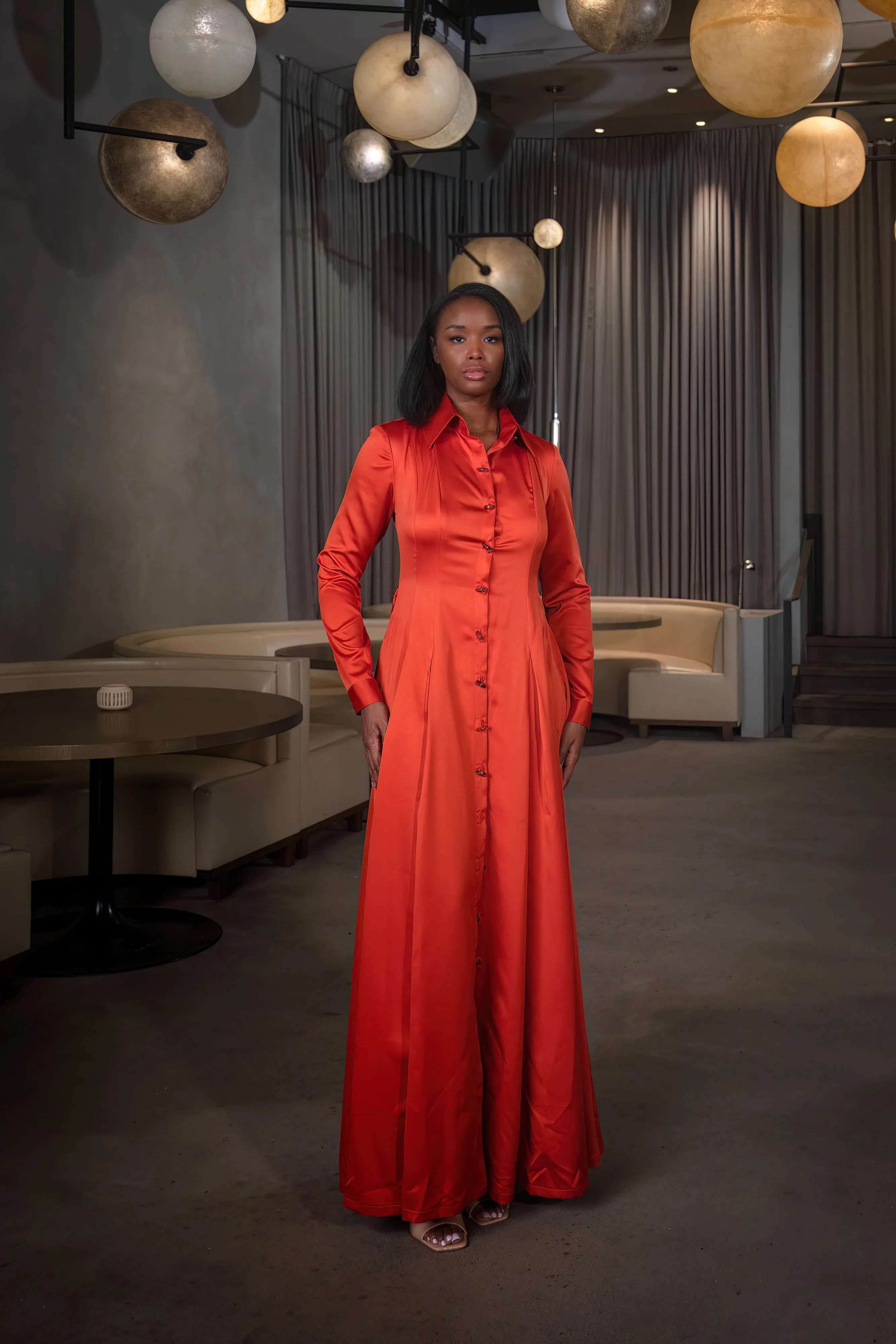 Elegant Shirt Dress