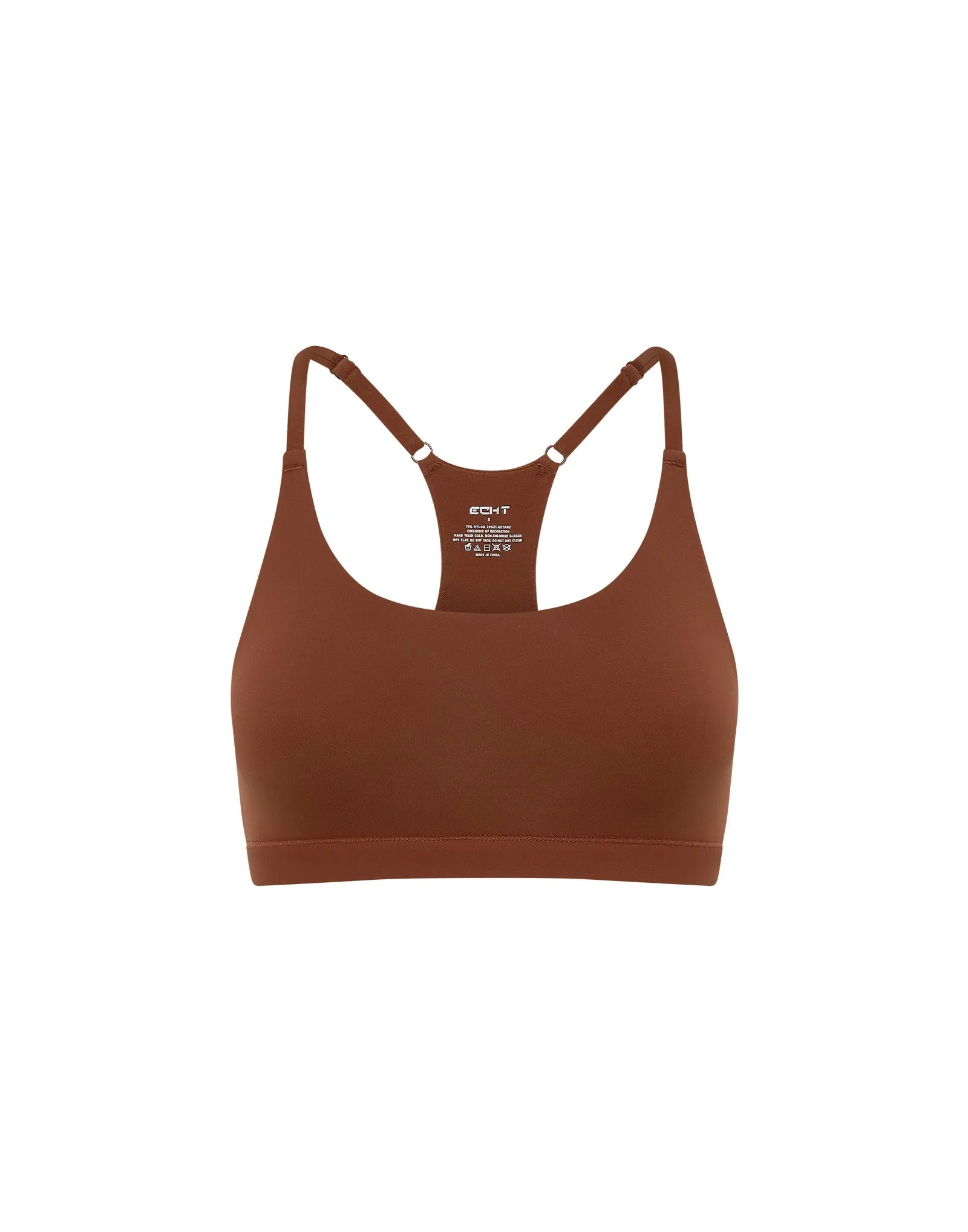 Elemental Raceback Scoop Bralette - Brown