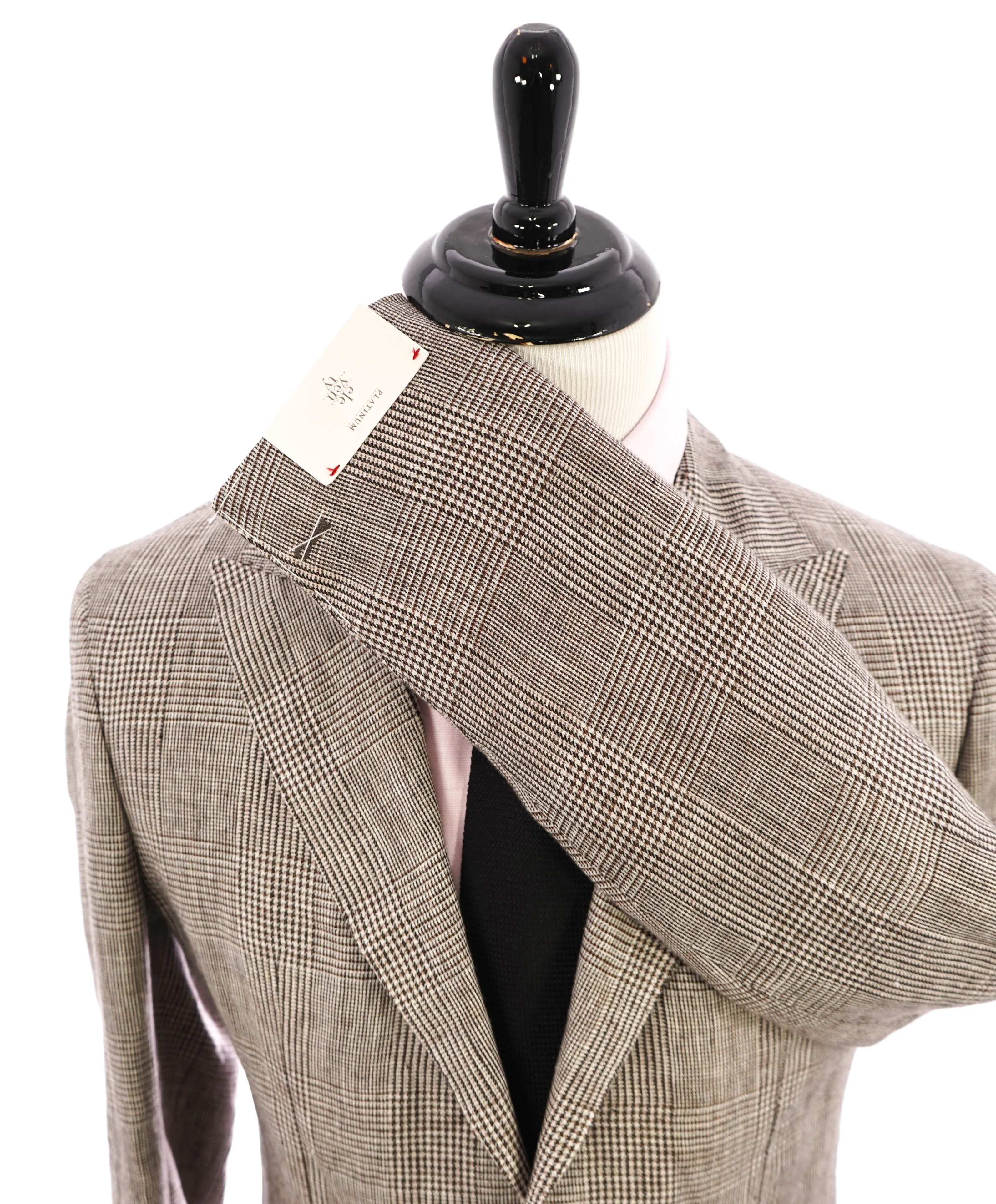 ELEVENTY - Prince Of Wales Check *PURE LINEN* Blazer - 42US (52 EU)