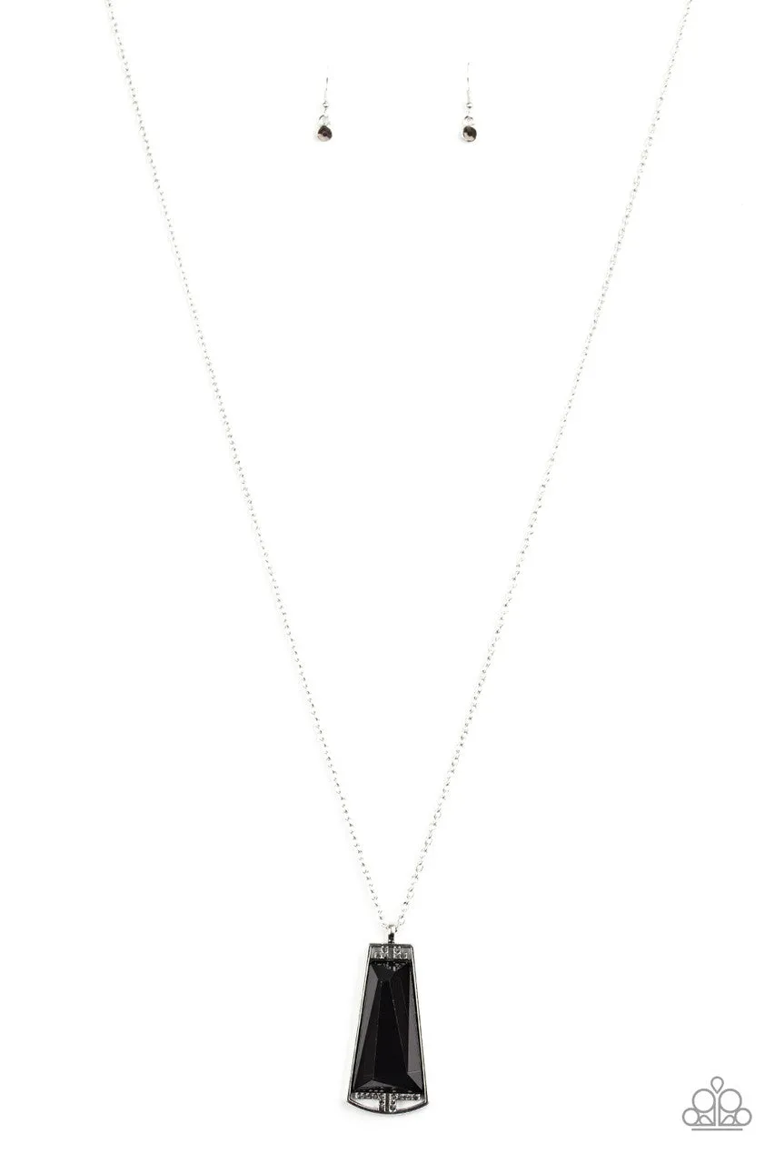 Empire State Elegance Black Paparazzi Necklace
