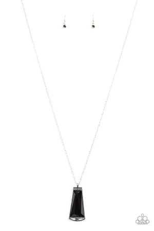 Empire State Elegance Black Paparazzi Necklace