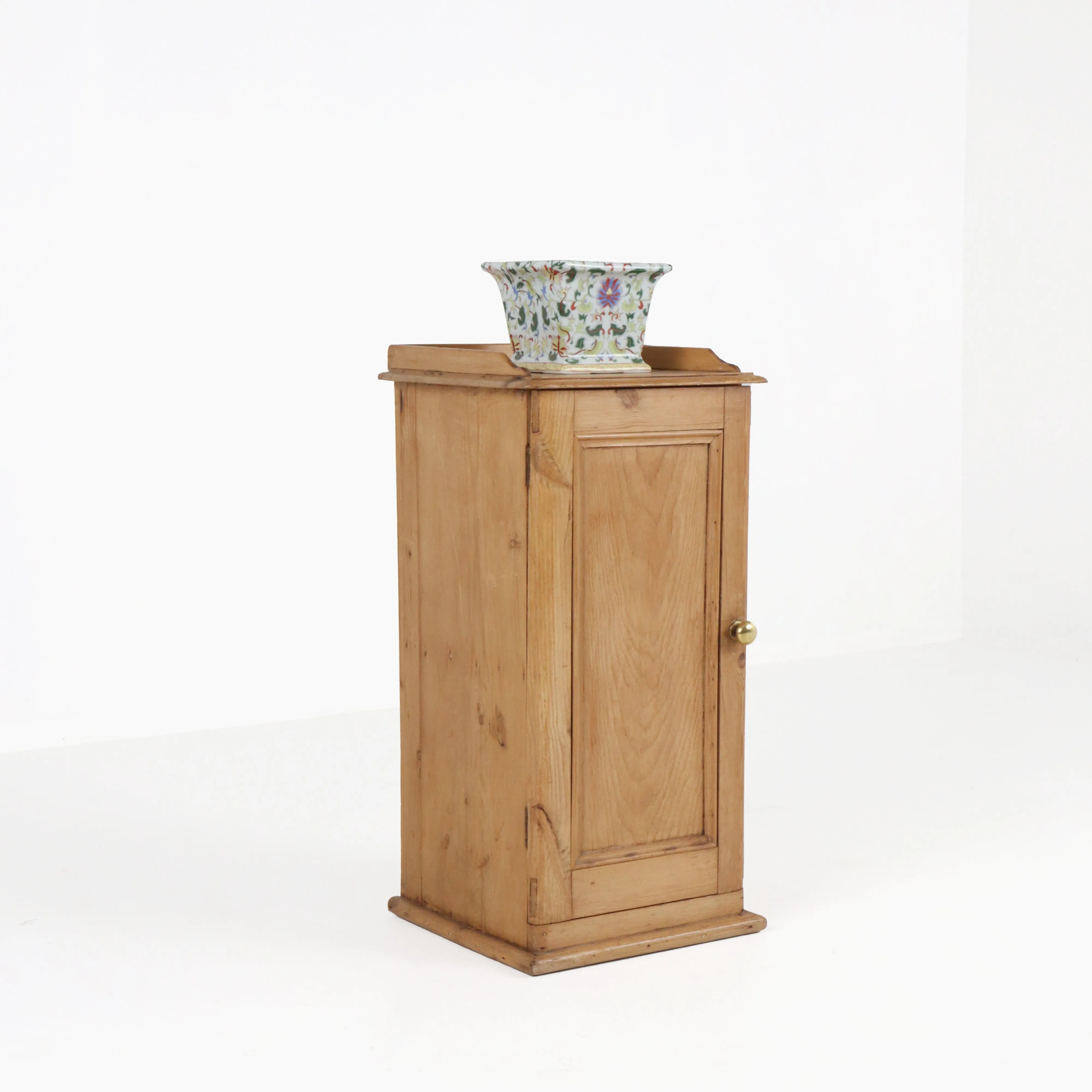 English Antique Pine Cupboard c1890
