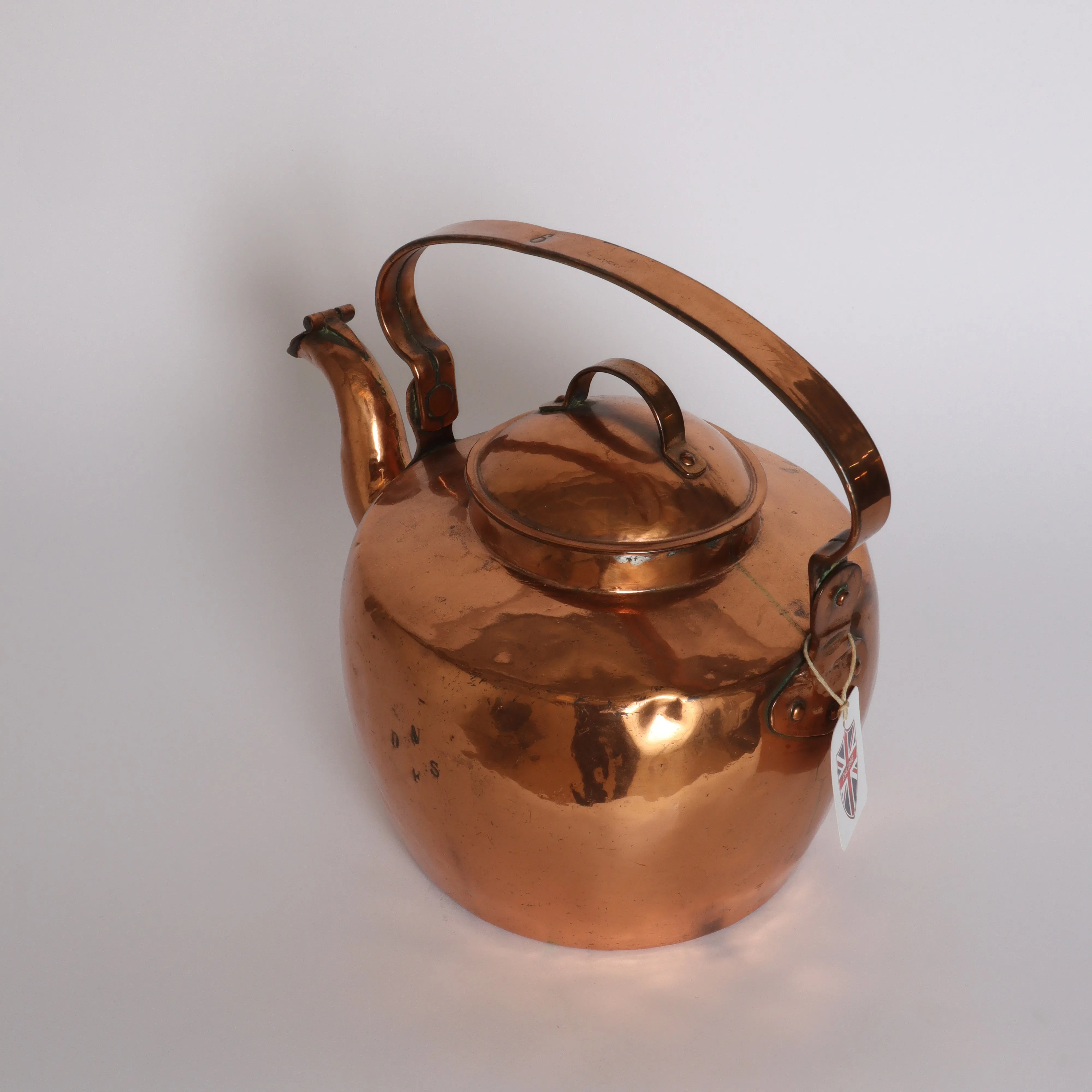 English Copper Tea Pot c1880