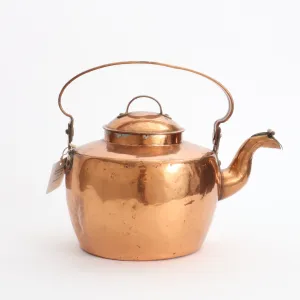 English Copper Tea Pot c1880