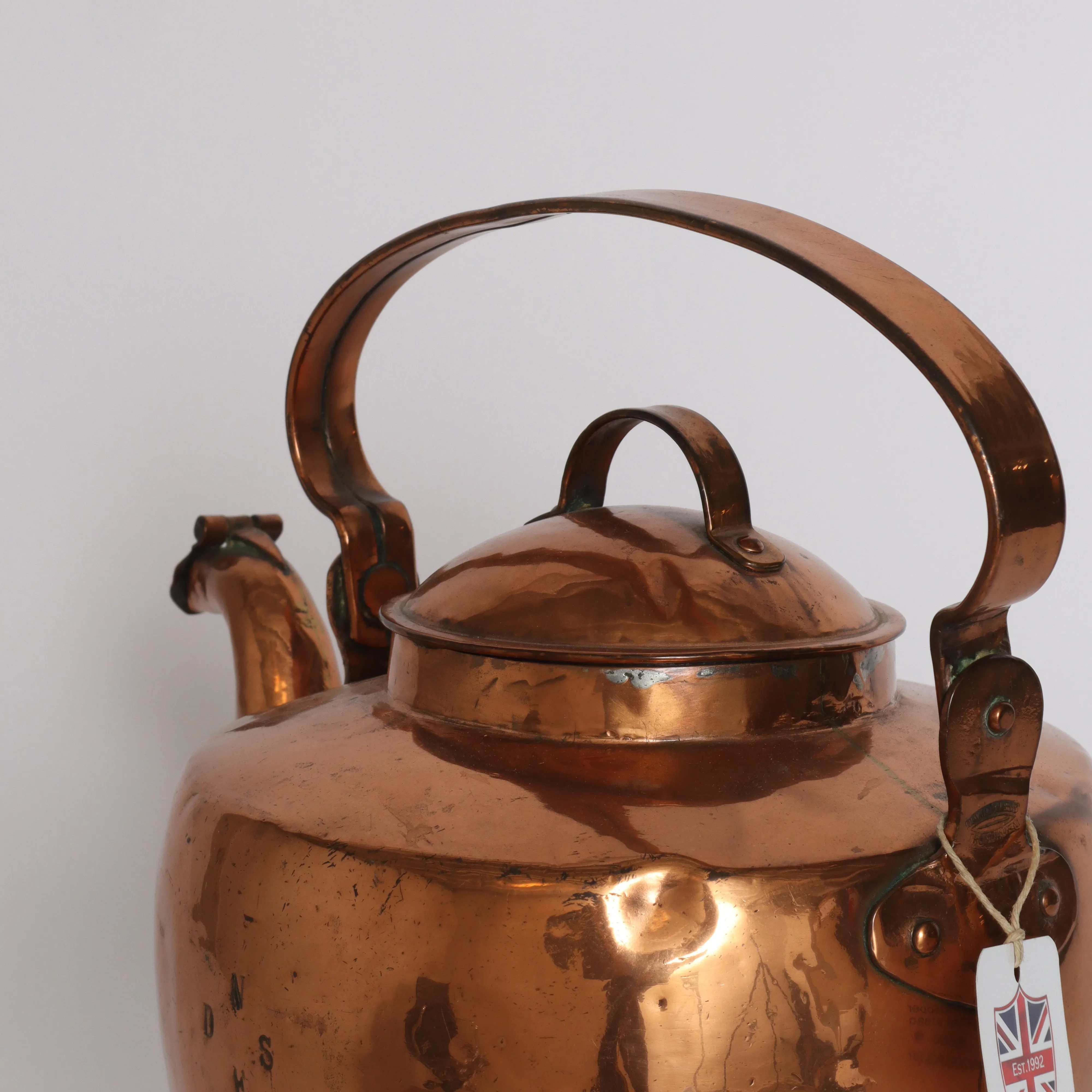 English Copper Tea Pot c1880